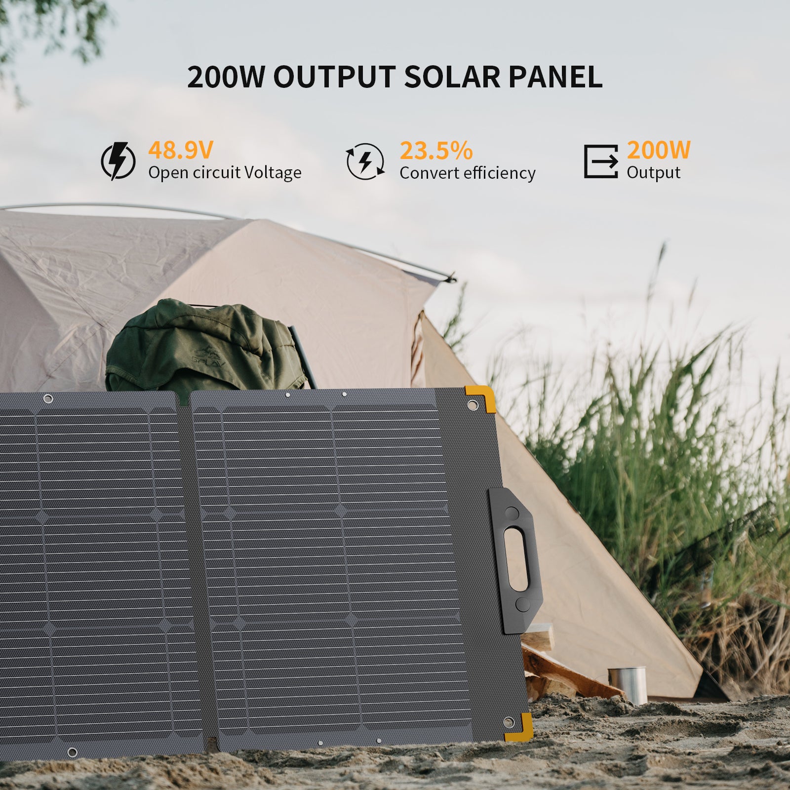Panel solar portátil Pecron Aurora200 (200W, 36V)